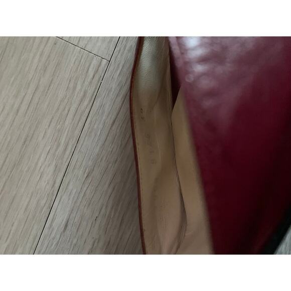 Sergio Rossi Leather Peep Toe Heels Size 39 (8.5) - Picture 5 of 6